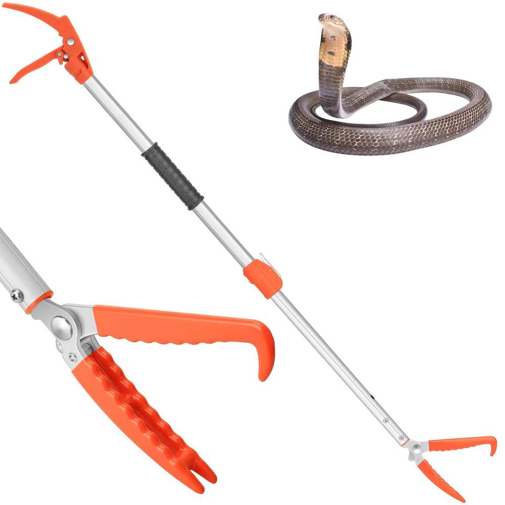 Kalkal 79-inch snake grabber extended reach for safer distance during handling