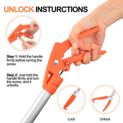 Kalkal Snake Grabber Tool aluminum pole for durable long reach