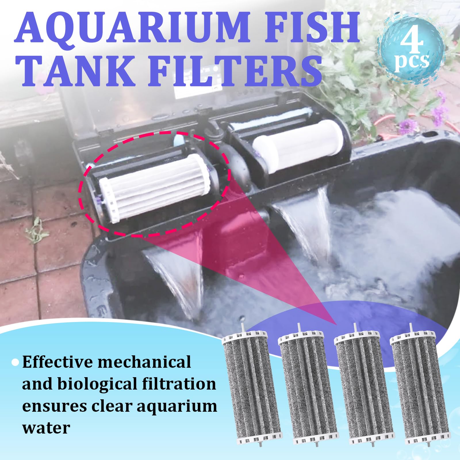 Kamrexi penguin filter housing demonstrates durable build for long-lasting aquarium care.