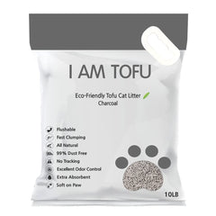 KAMY'S ZOO I AM TOFU tofu pellets form tight clumps for easy cleanup.