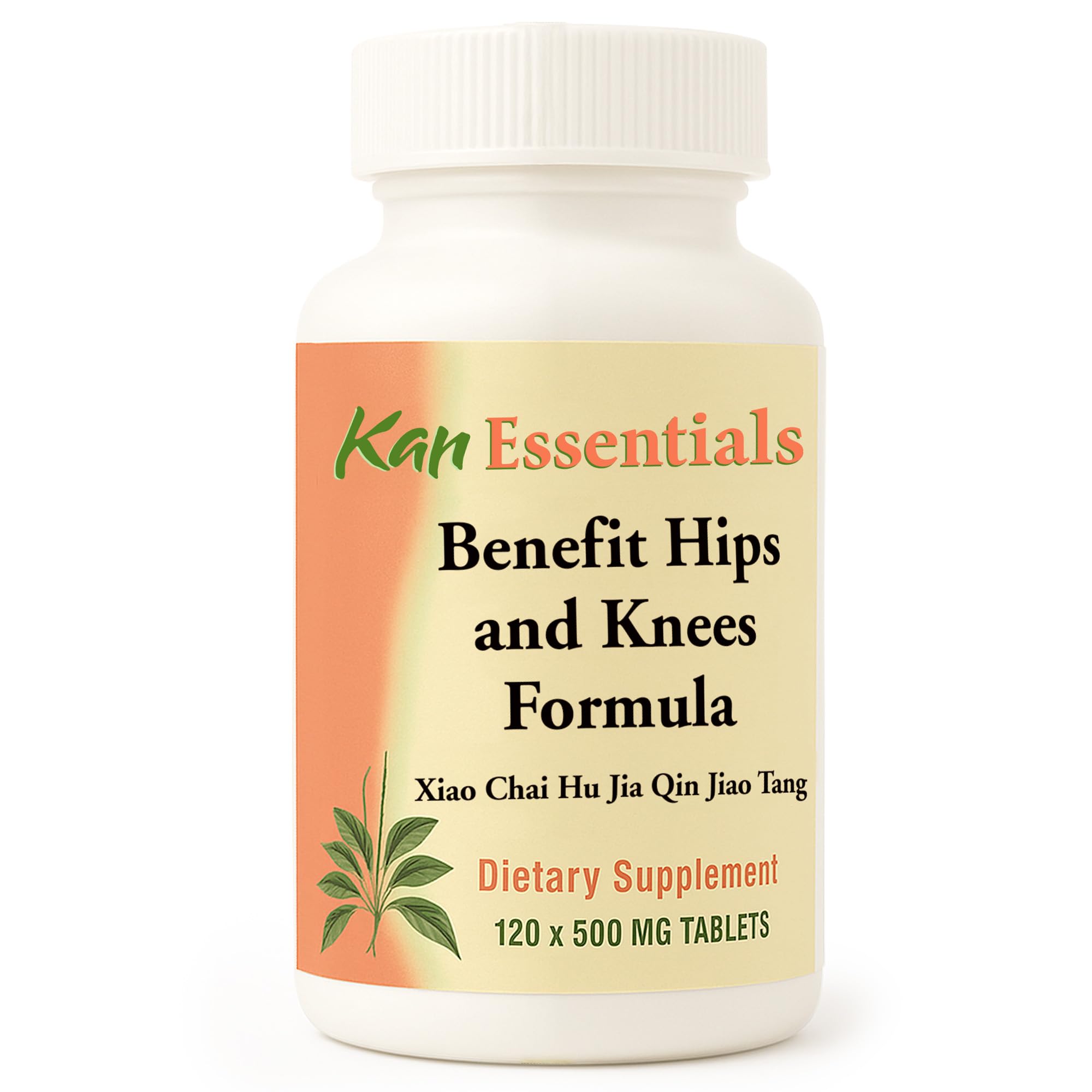 Kan Herbs hips and knees formula bottle pour suggests joint support for pets