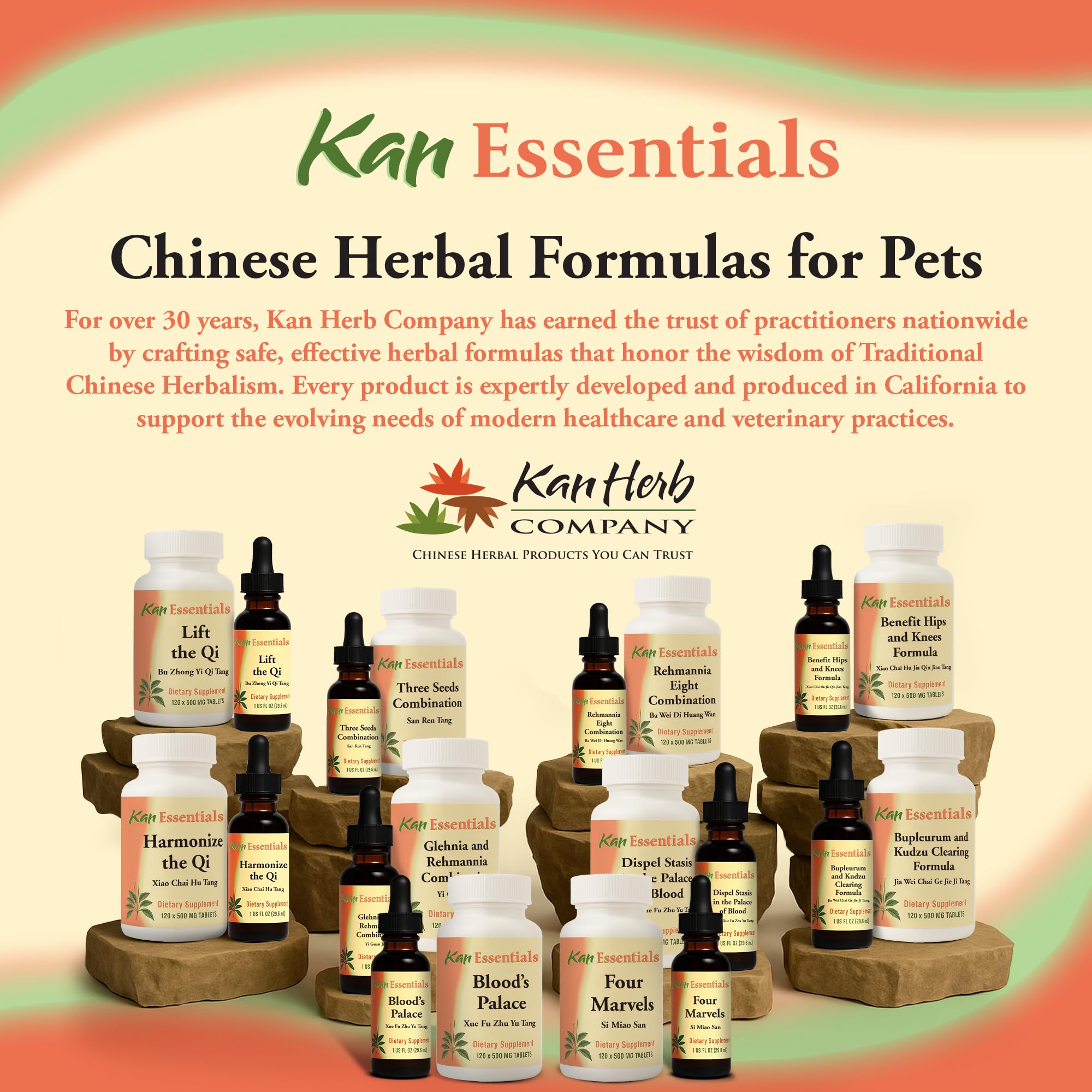 Kan Herbs traditional Chinese herbal blend for pet wellness