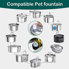 KANCHOU pre-filter sponges for cat fountains