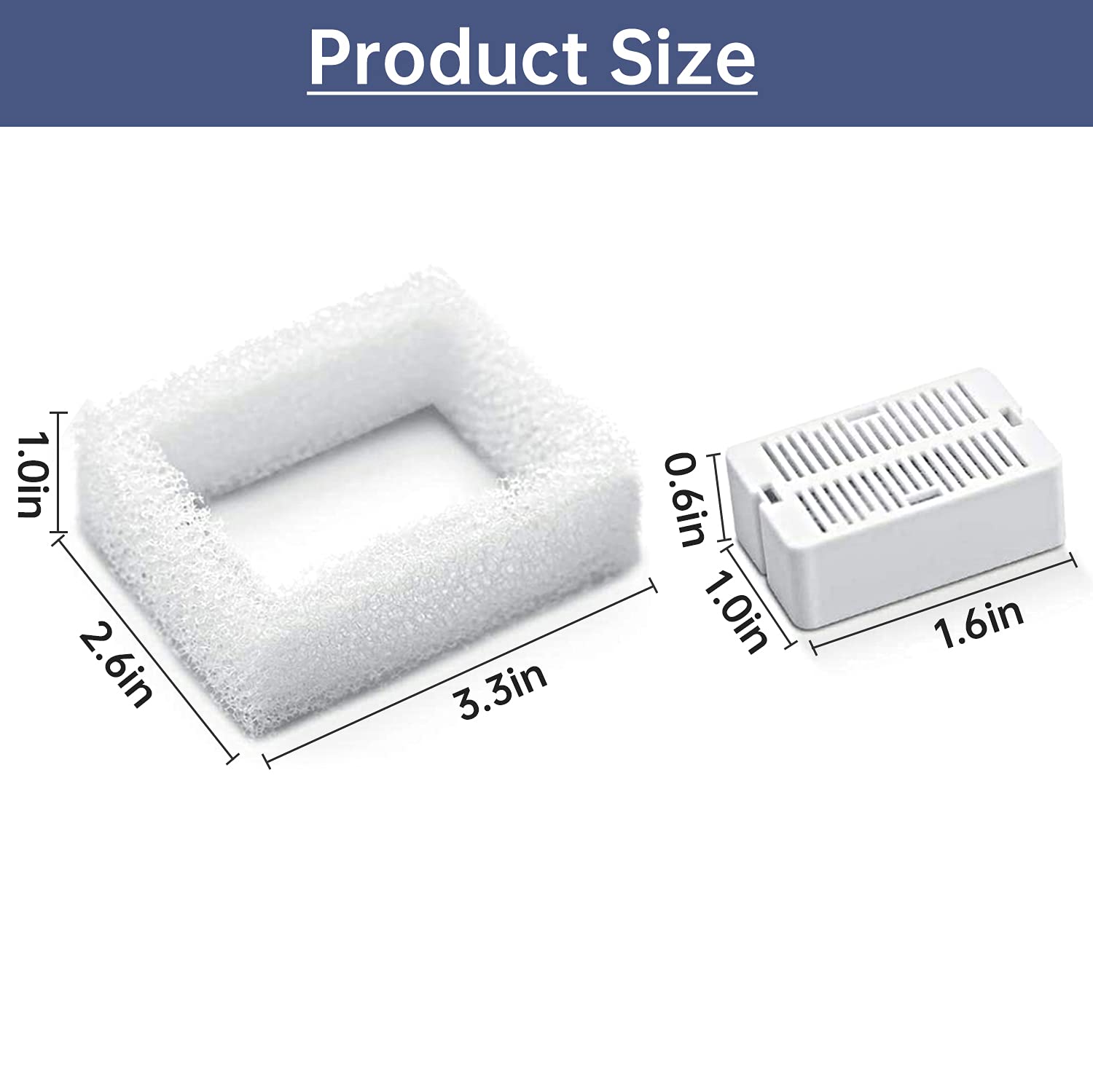 KANCHOU filter care: soak, rinse, and replace every 2–4 weeks.