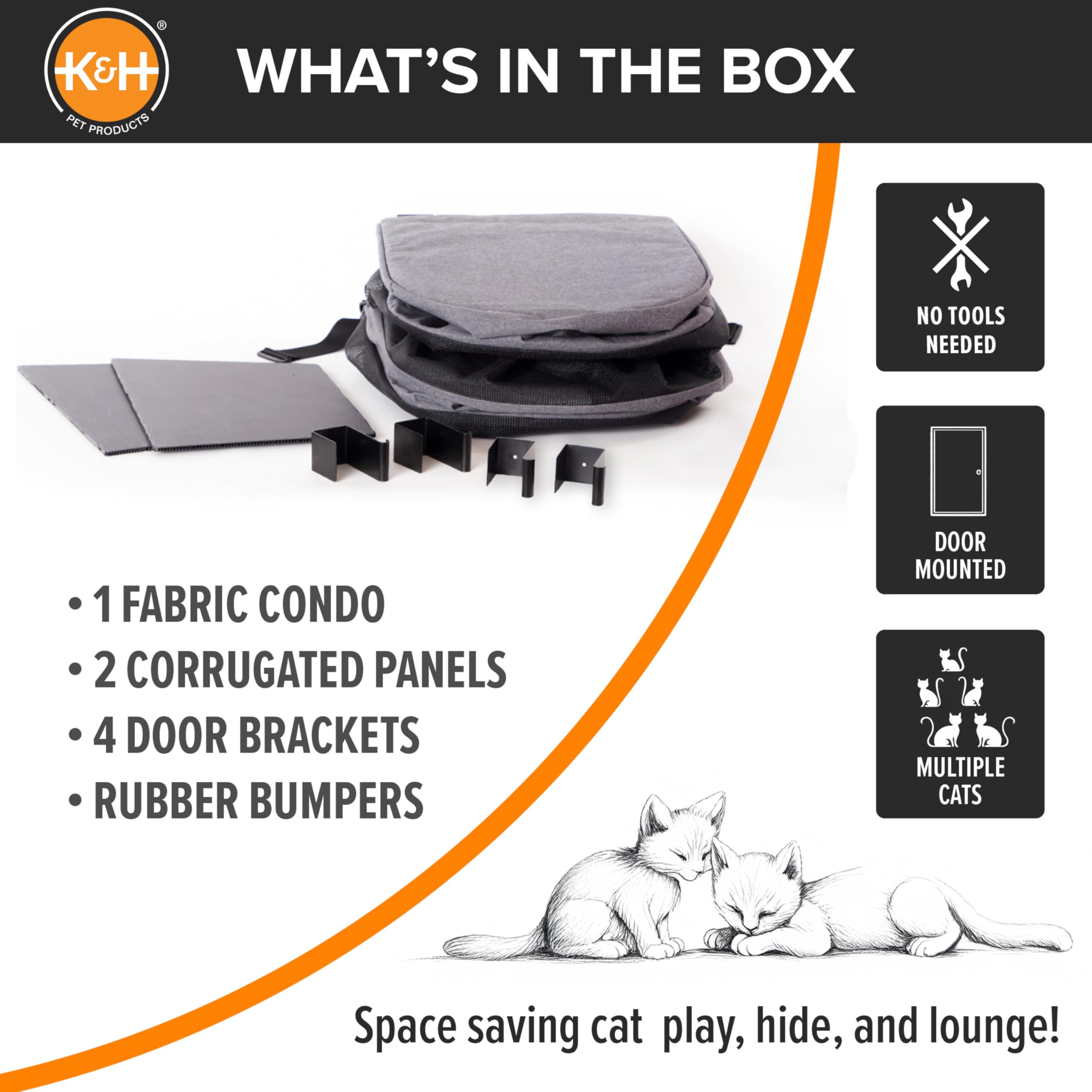 Collapsible design lets you store the condo flat when not in use