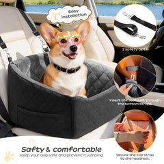 KANGREST dog seat foam cushion adds comfortable ride on roads