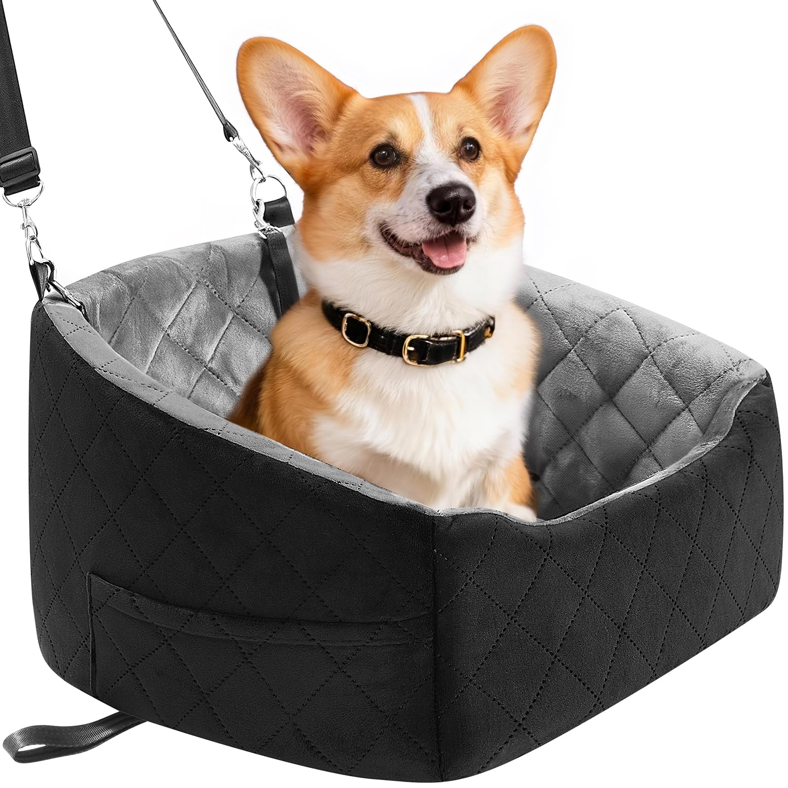 KANGREST dog seat machine washable cover makes cleanup easy