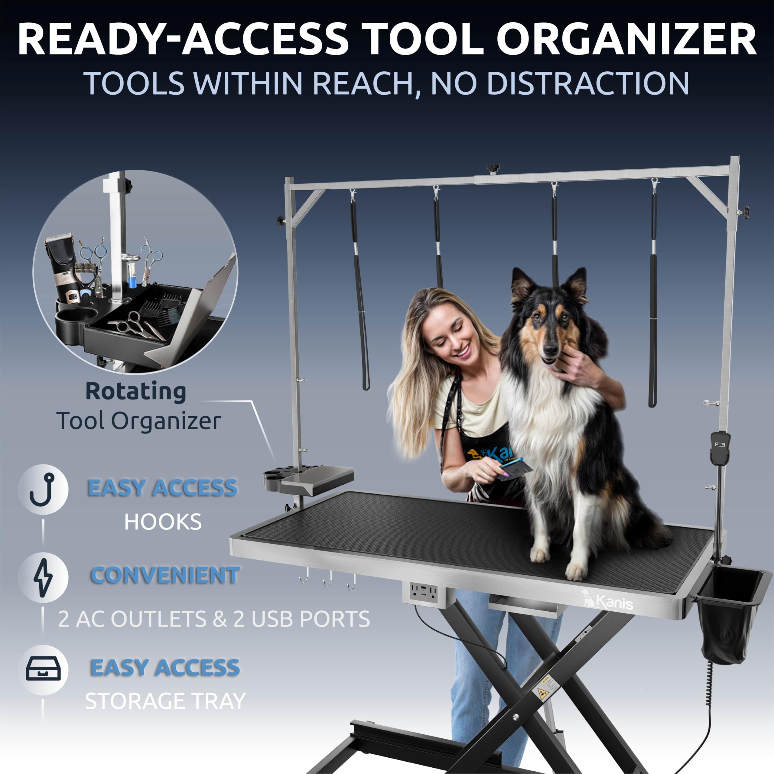 KANIS tool storage organizer keeps tools within reach.
