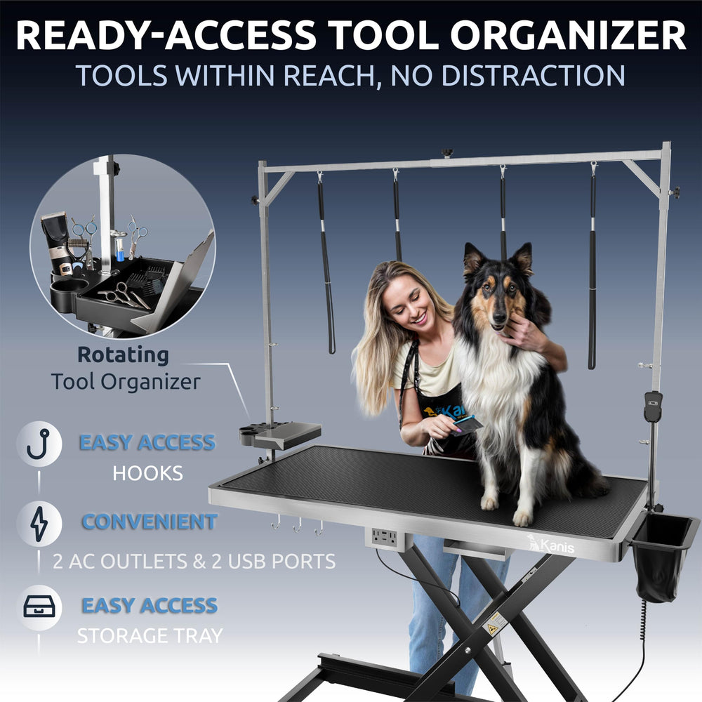 KANIS tool storage organizer keeps tools within reach.