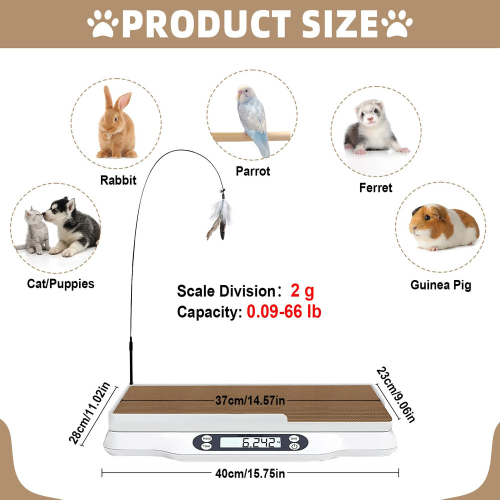 Kanmeii pet scale digital display with clear readouts