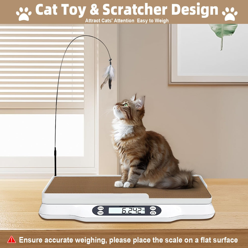 Kanmeii cat scratcher board integrated with scale for gentle weighing