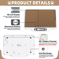 Kanmeii pet scale hold and tare functions simplify weight tracking