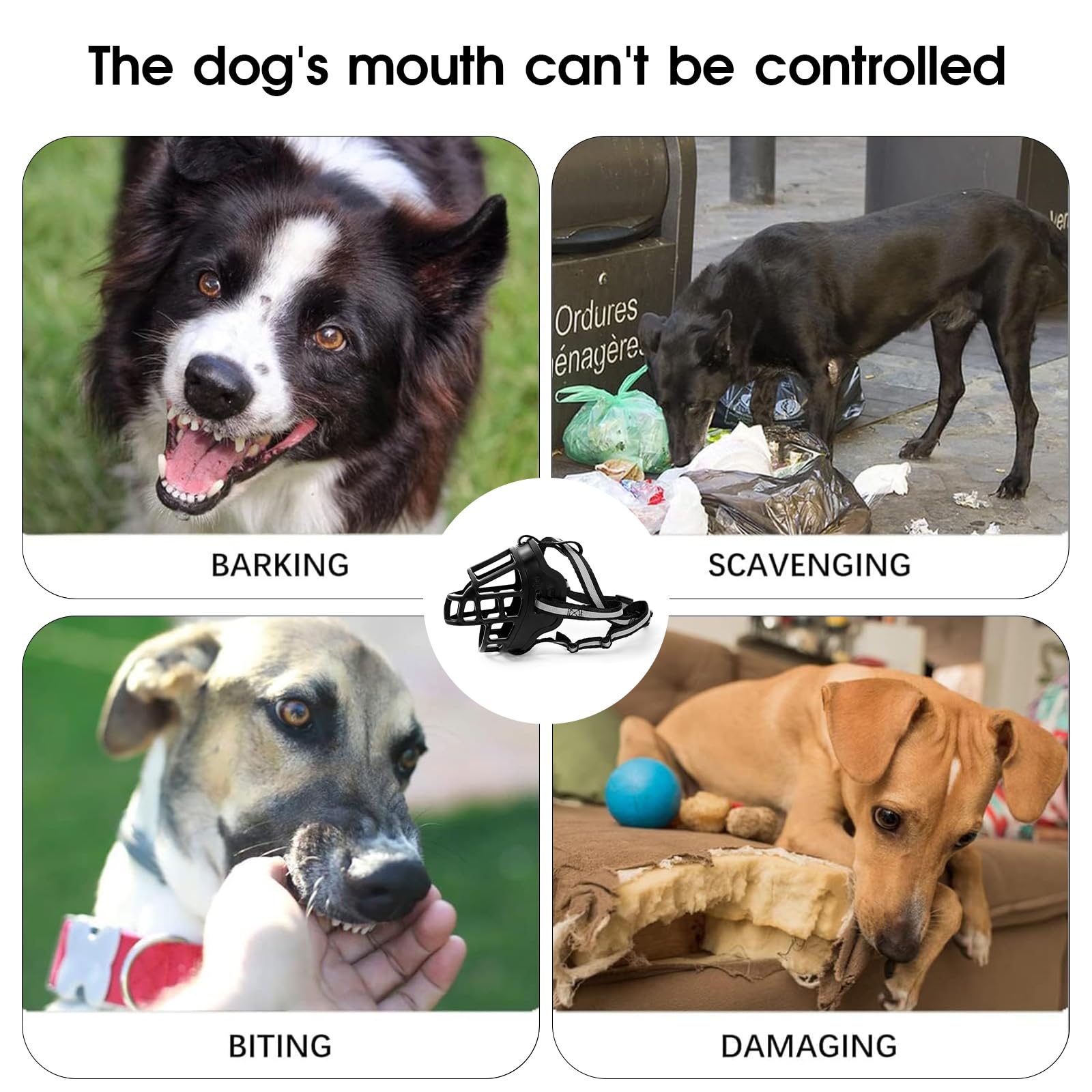 Kanuoc muzzle is heat-moldable for a better nose fit.