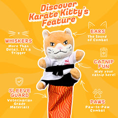 Karate Kitty realistic movements encourage a natural cat hunt and play.