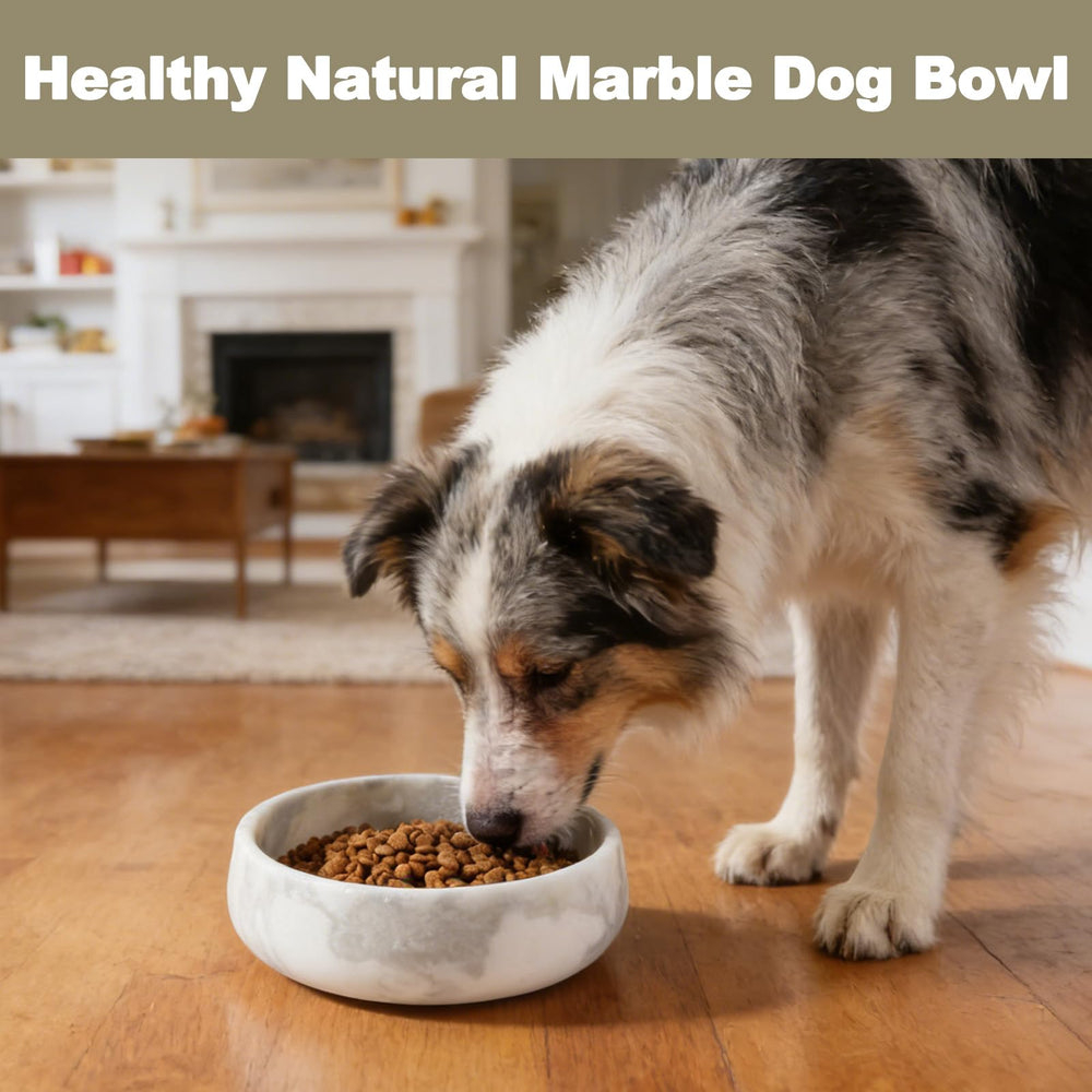 Karibiber marble bowl interior is easy to clean and dries quickly after washing.