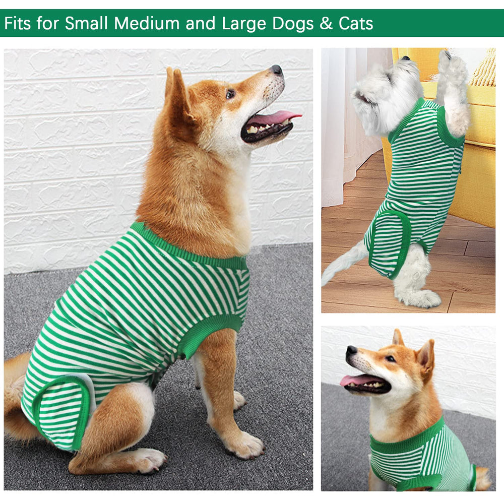 Karoku dog recovery suit is machine washable for quick cleanup.