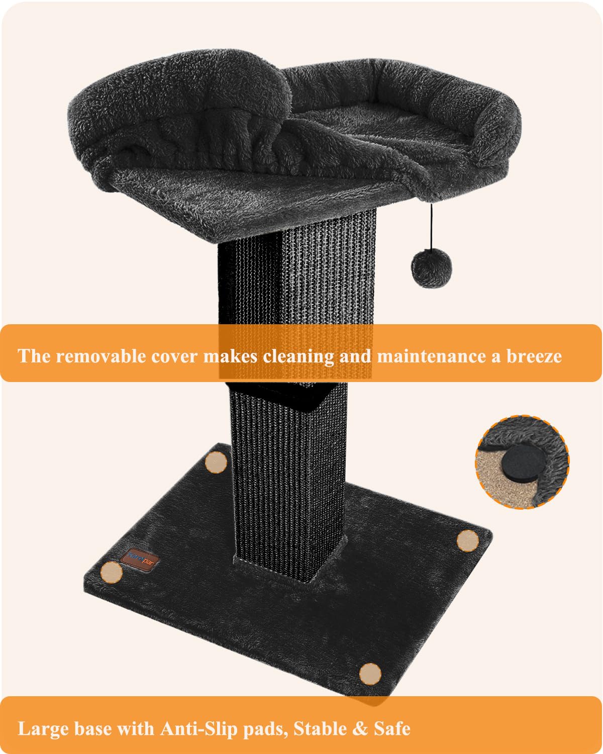 Large indoor cat solution by Karolpar for stretching and exercise.