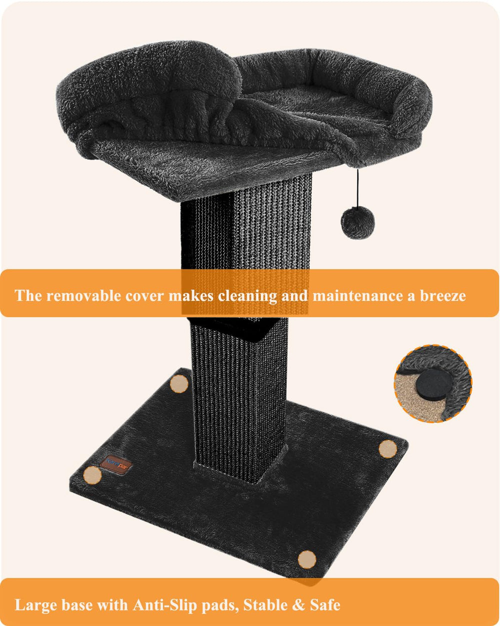 Large indoor cat solution by Karolpar for stretching and exercise.