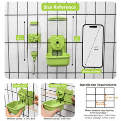 Kassiva 34oz food dispenser reduces refills for busy households.
