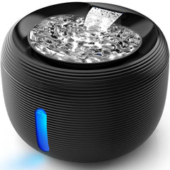 Kastty 3.5L cat water fountain highlighting large capacity for fewer refills.