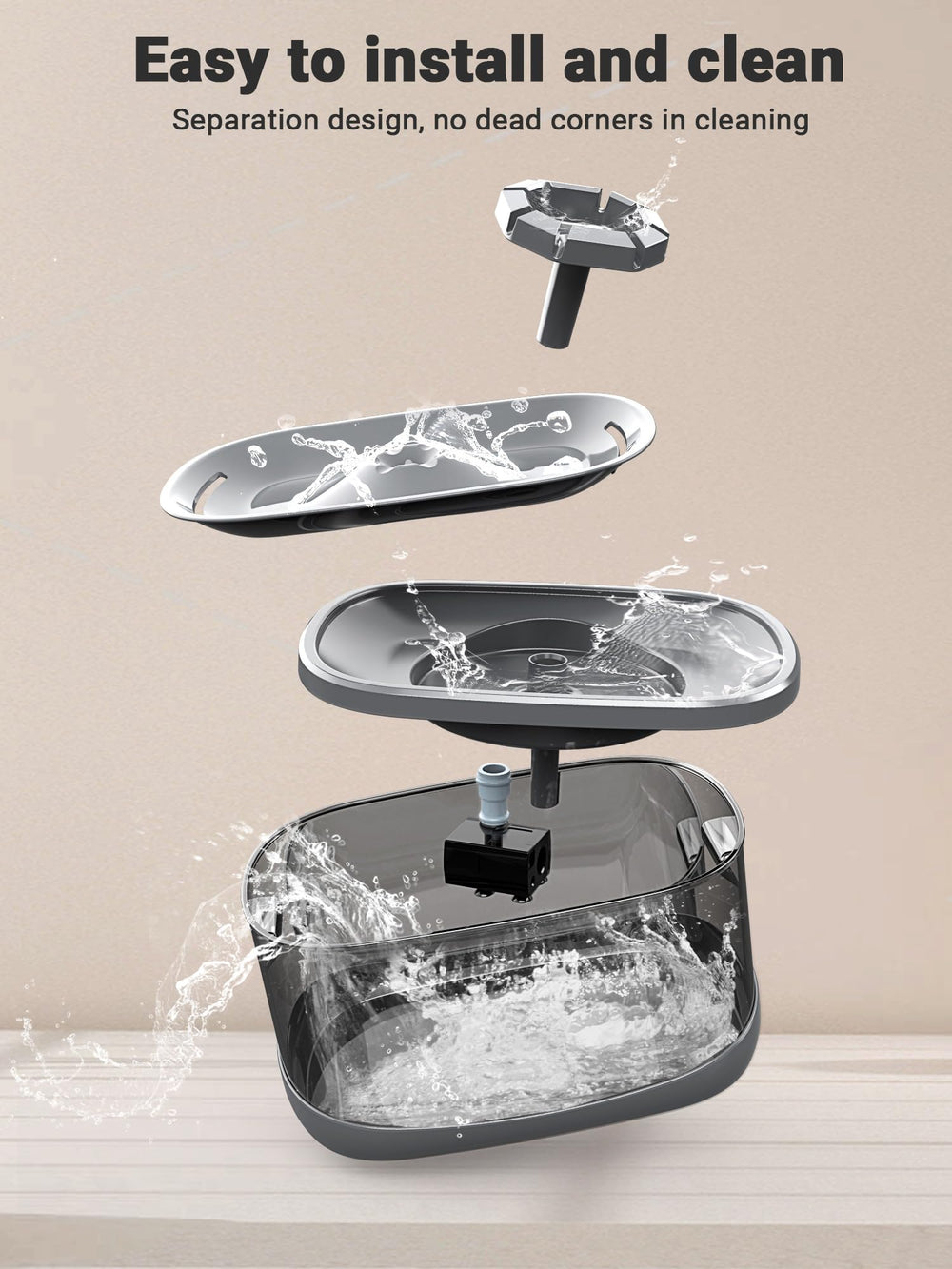 Kastty BPA-free food-grade ABS materials ensure safe hydration components.