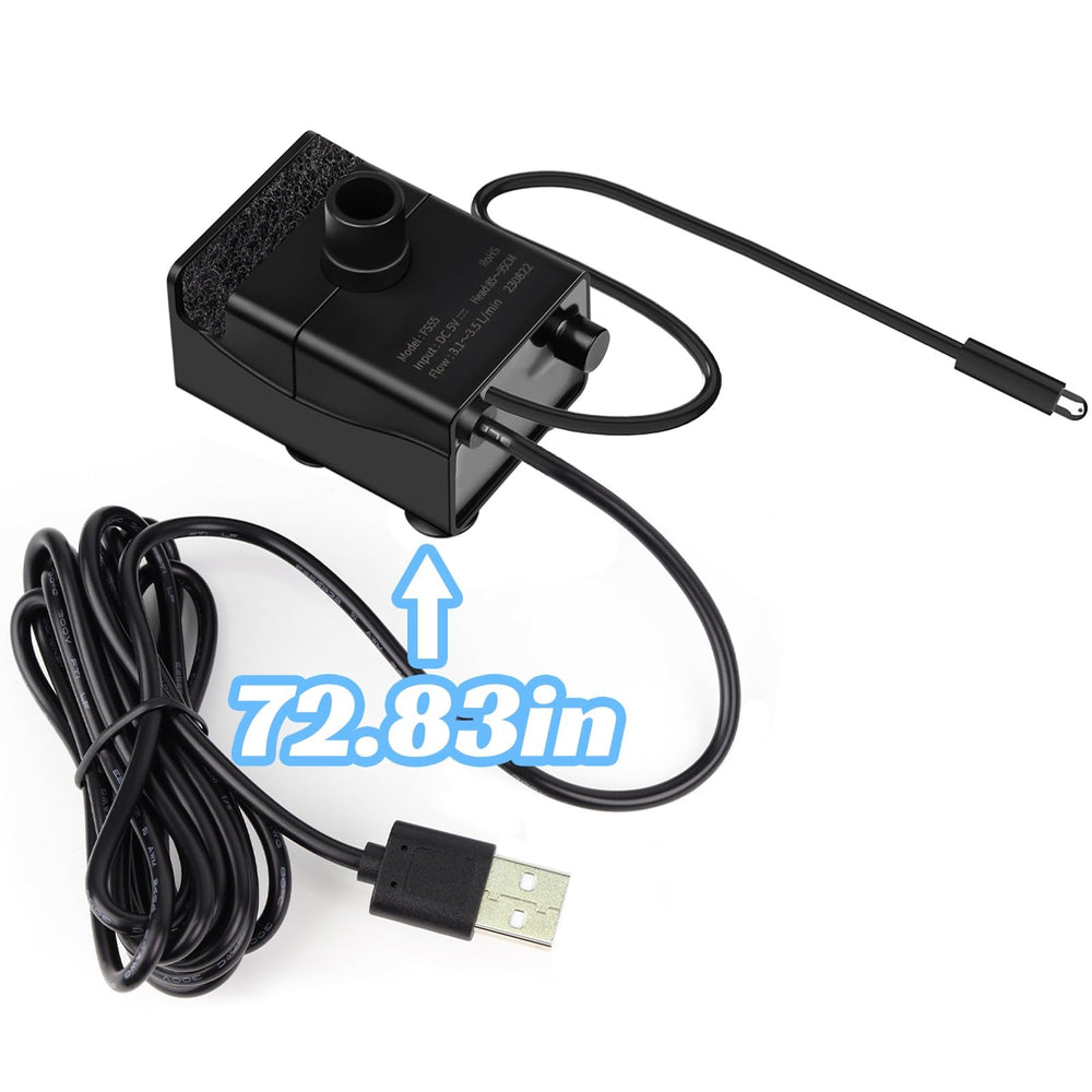 Kastty replacement pump compatible with 2-gallon fountains supports reliable hydration.