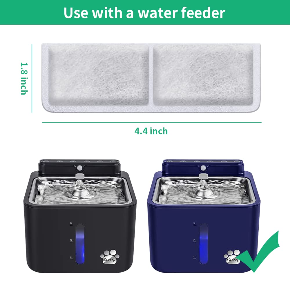 Kastty fountain filter fits snugly for reliable operation