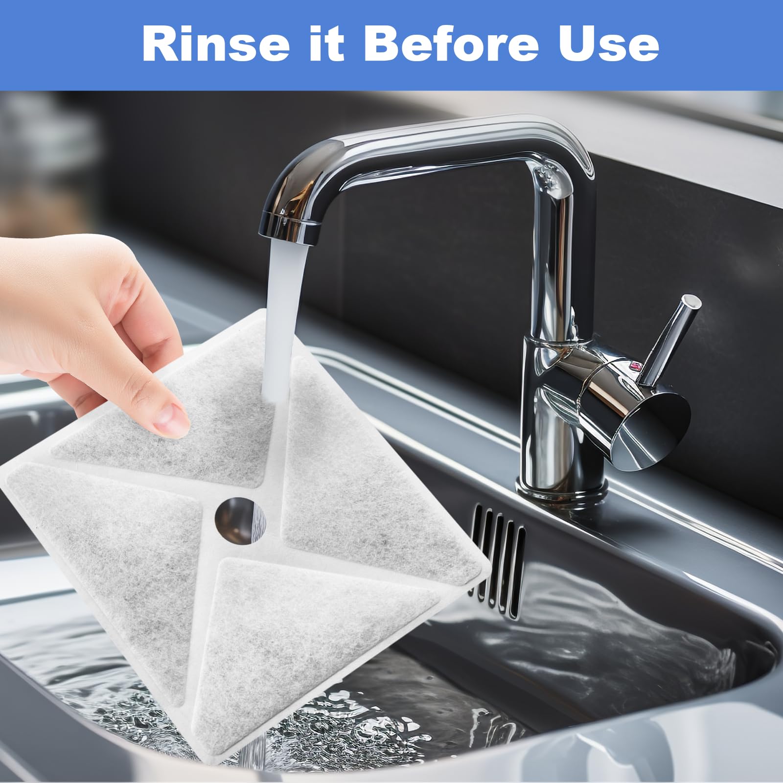 Kastty pump top circle sponge filter to reduce clogs and extend pump life