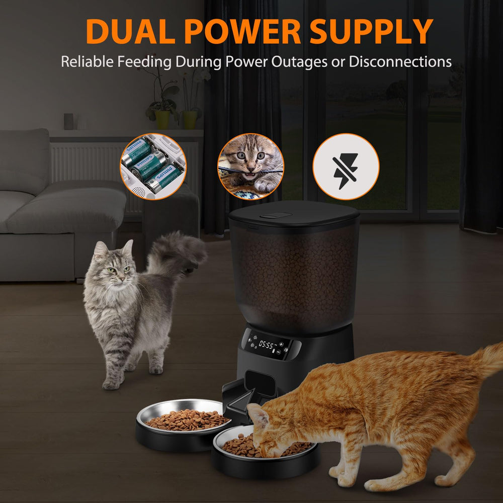 KATALICLAB feeder with backup power for outages and uninterrupted meals.