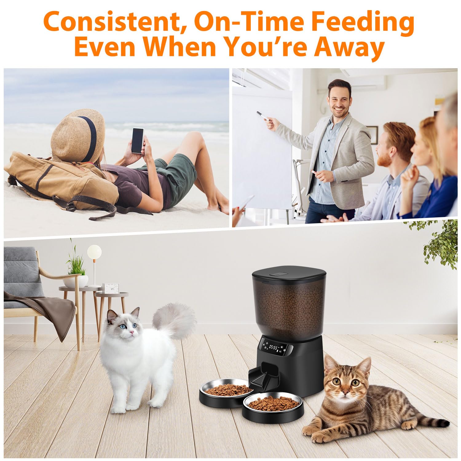 KATALICLAB voice meal call captures a 10-second message for mealtime.