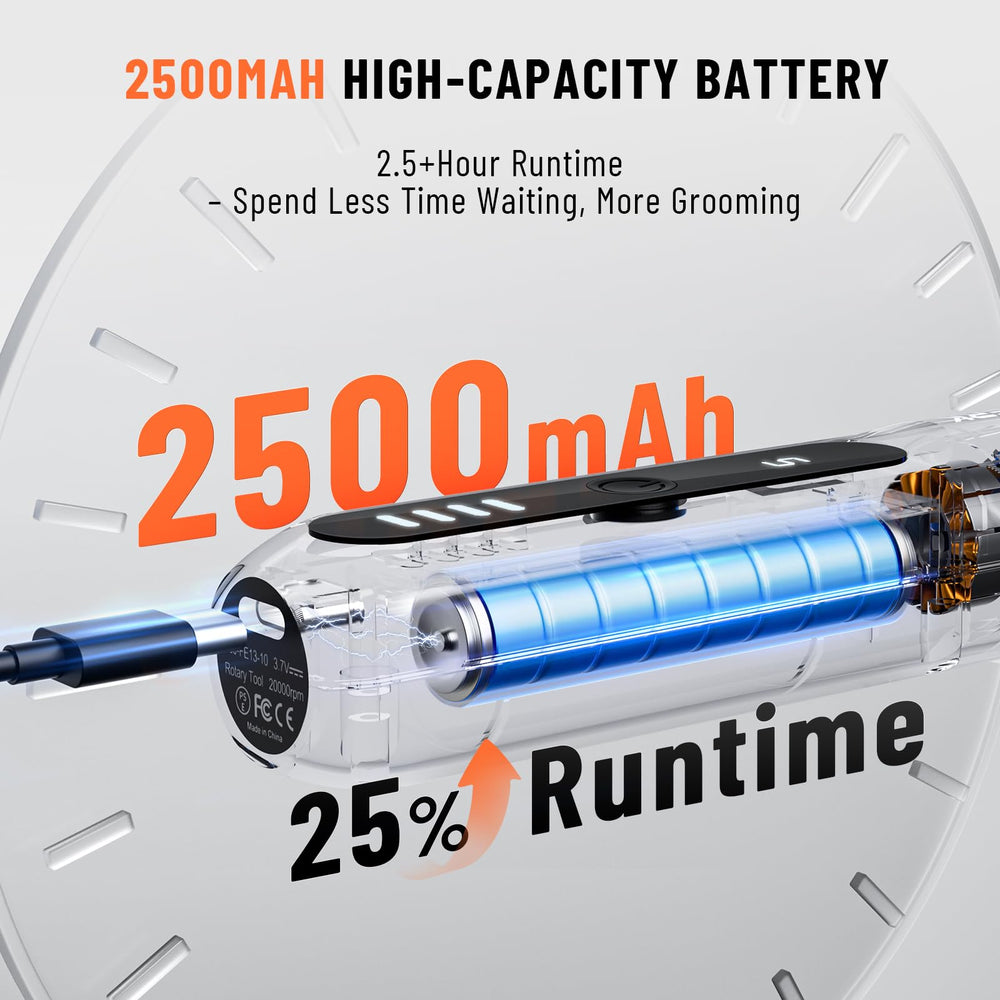 Katerk 32-piece attachments kit for grinding shaping and polishing.