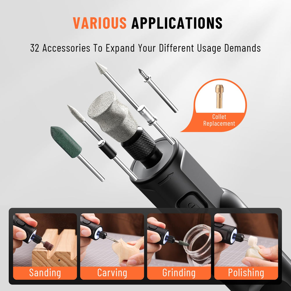Katerk cordless rotary tool suitable for nails and DIY projects.