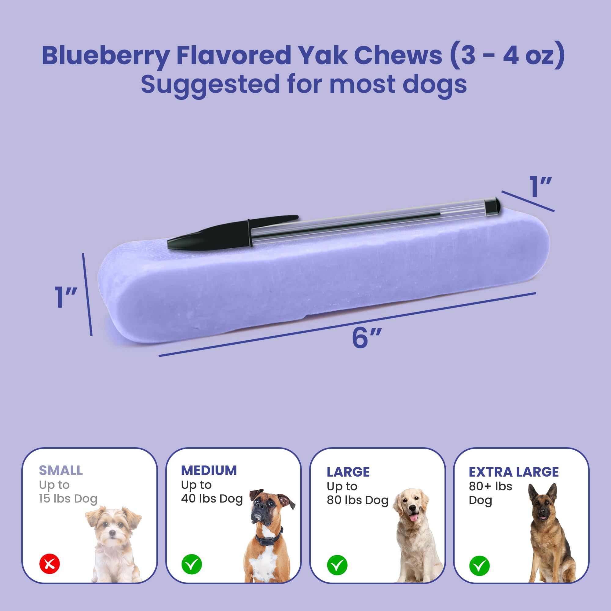 KATHMANDU'S Blueberry Yak Chews lactose-free recipe emphasis.