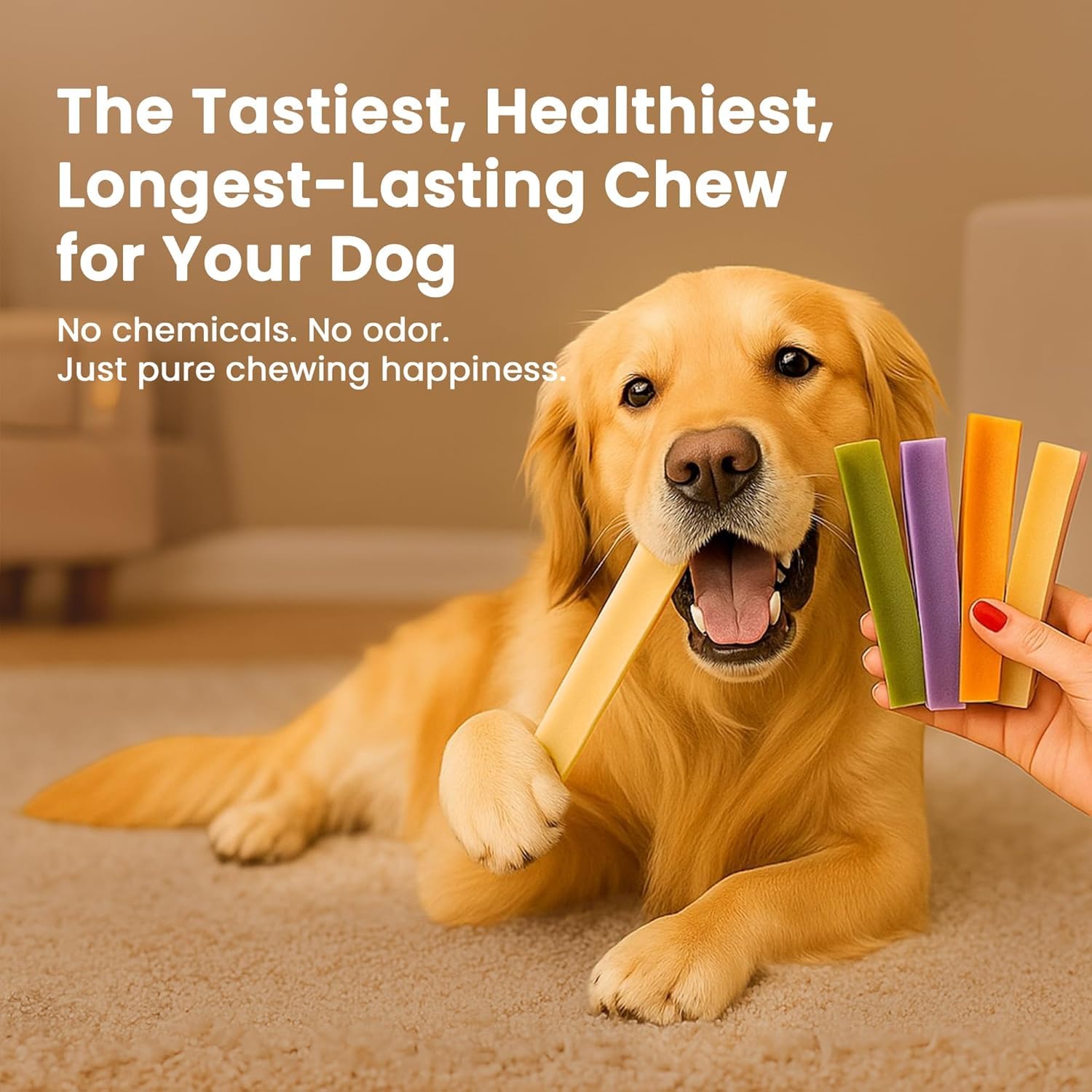 KATHMANDU'S yak-chews-long-lasting, engineered for extended chew sessions