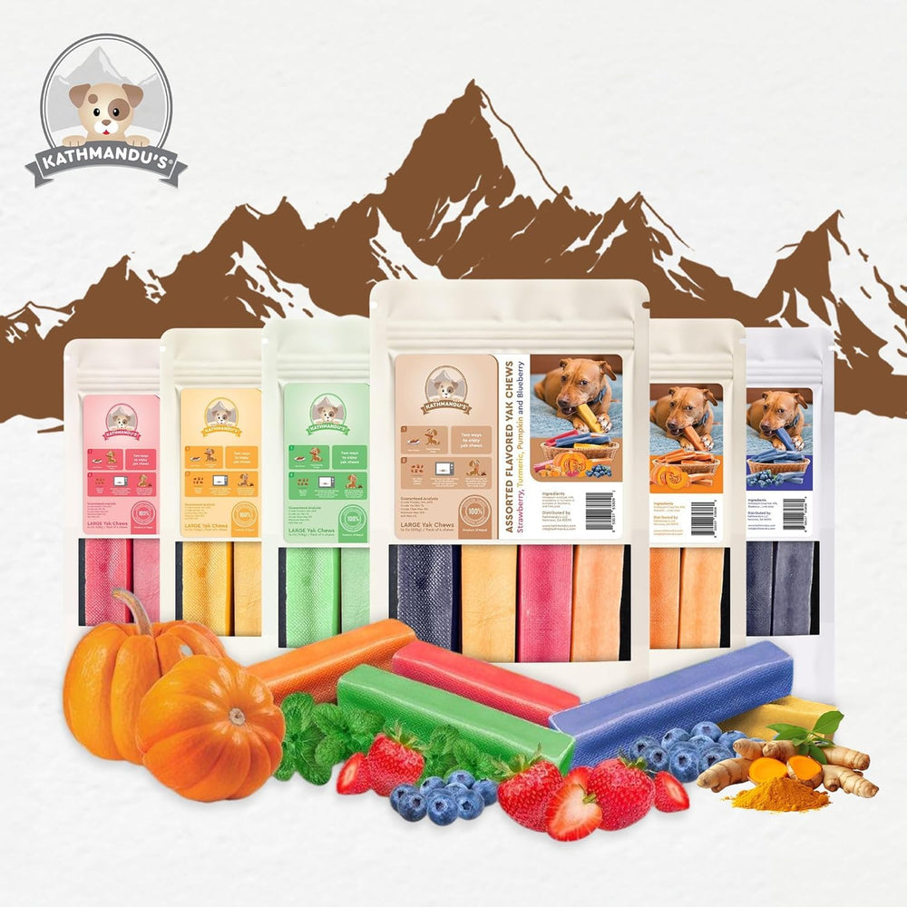 KATHMANDU'S yak-chews-pack4, convenient four-pack for busy households