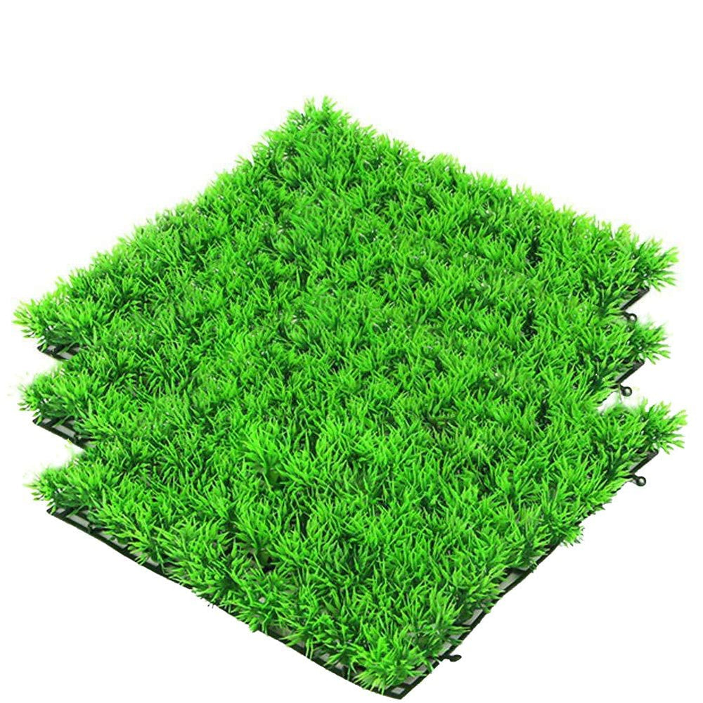 Kathson aquarium grass mat forest green for natural tank floor and easy setup.