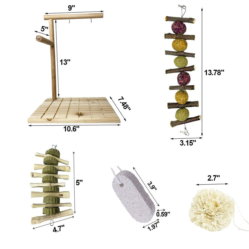 kathson small-animal enrichment suitable for rabbits guinea pigs hamsters chinchillas