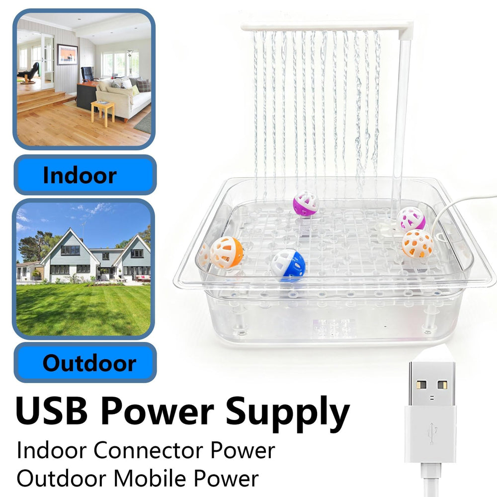 Kathson bath includes a cable protector to prevent chewing during play.