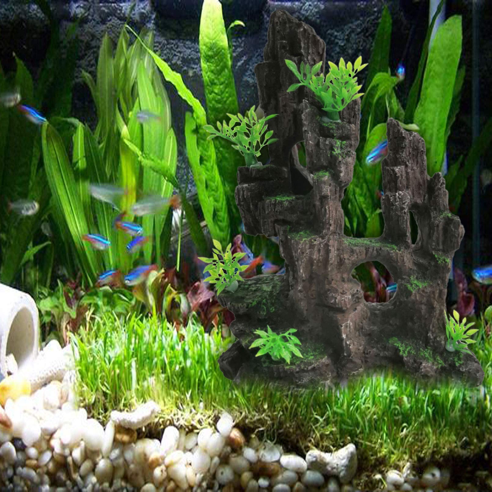 kathson compact design fits small tanks while boosting habitat realism