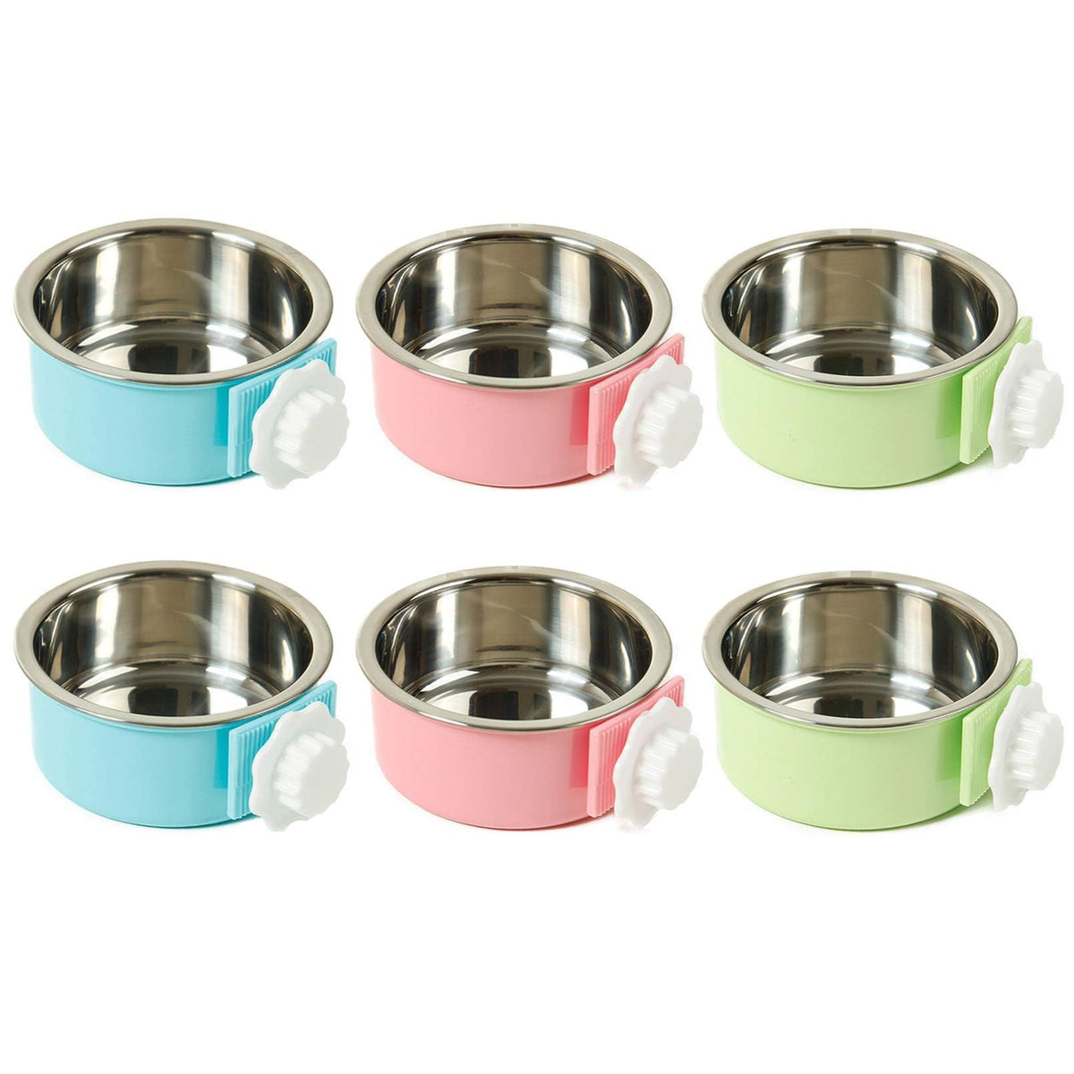 Kathson crate dog bowl with removable steel for easy cleaning after meals