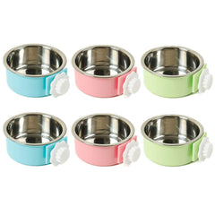 Kathson crate dog bowl with removable steel for easy cleaning after meals