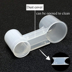 Kathson easy-connect water bottle allows quick installation on cages.
