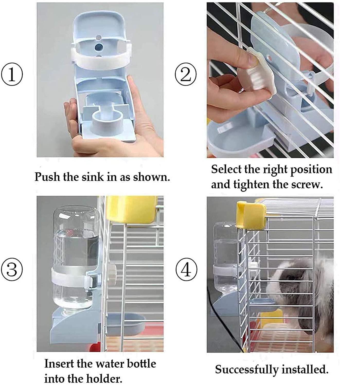 Kathson easy snap-on design makes refilling quick and easy.