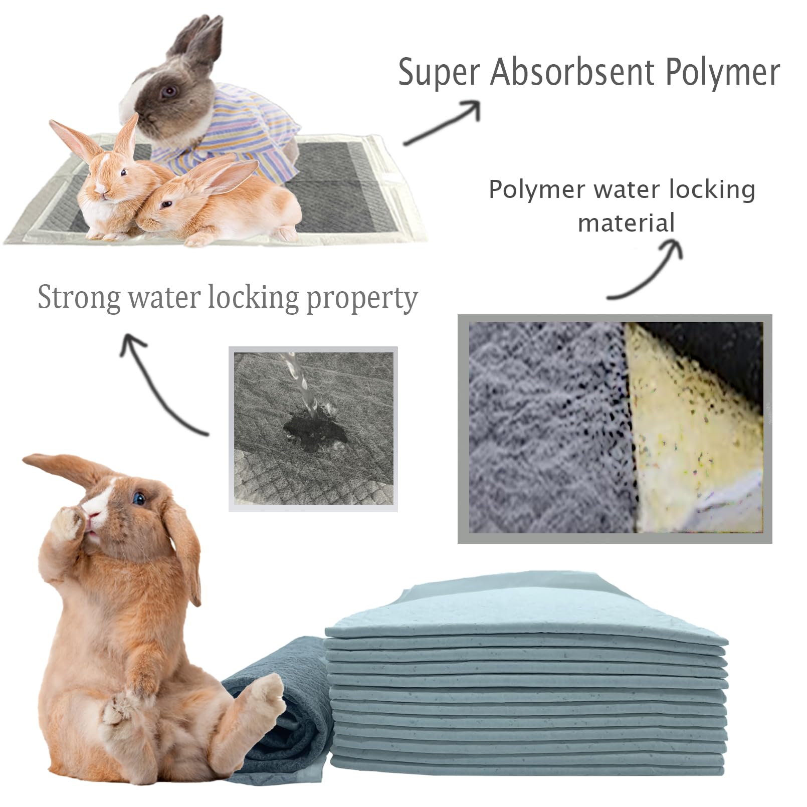 Kathson high absorption core locks in moisture quickly to reduce dampness.
