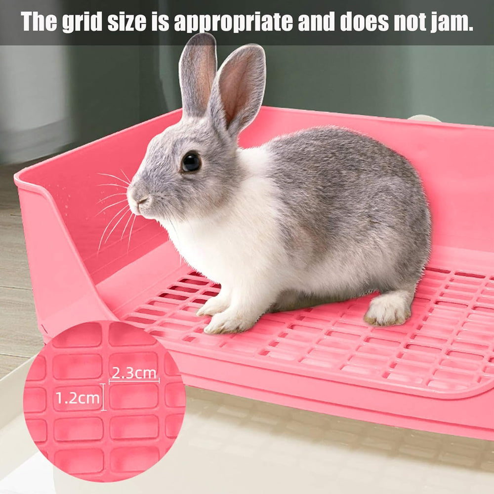 KATHSON 12 mm mesh litter box enables easier cleanup.