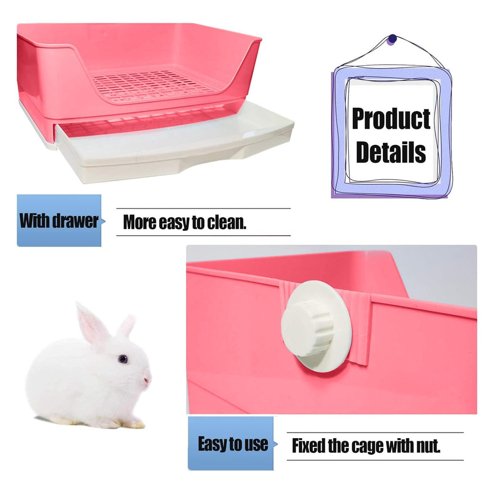 KATHSON litter box buckle design keeps the unit secure and stationary.