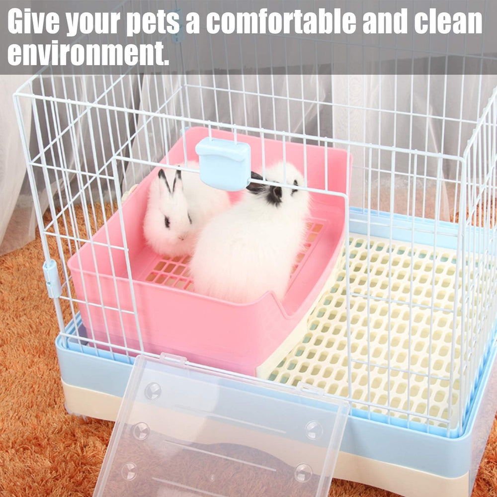 KATHSON large size 16 by 11.8 by 6.3 inches fits multiple small pets.