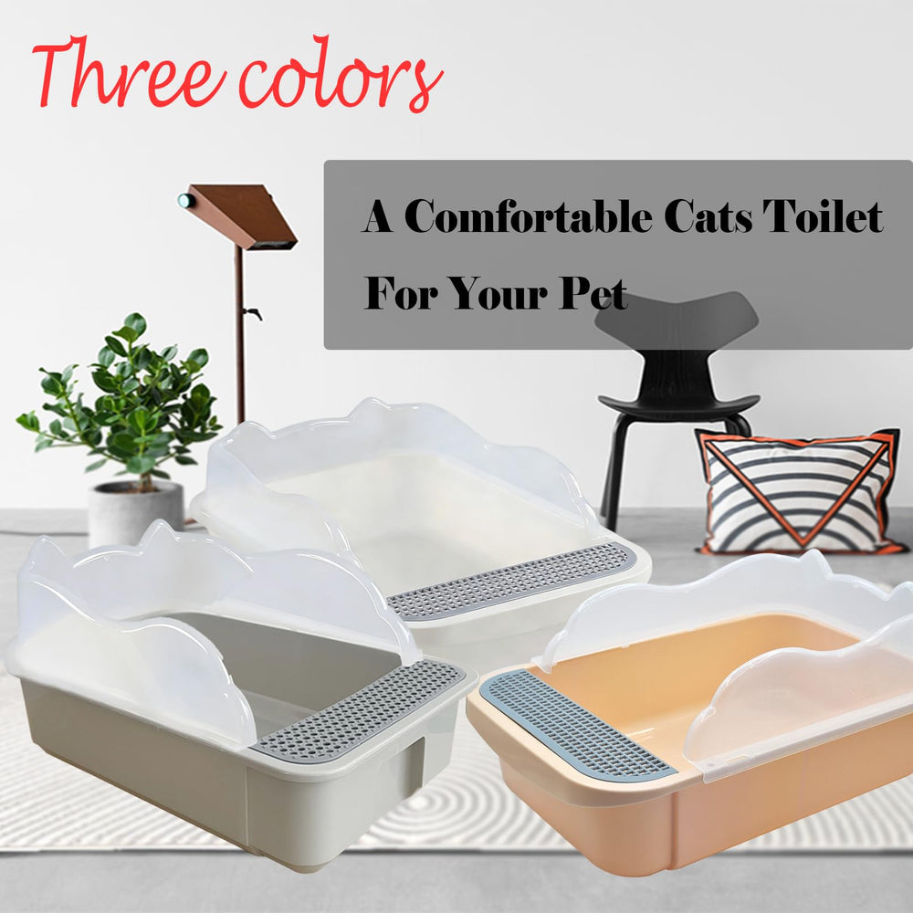 Kathson low entry kitten box eases access for small cats