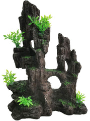 kathson mountain view stone resin decor with a hidden Betta hideout for safe retreats