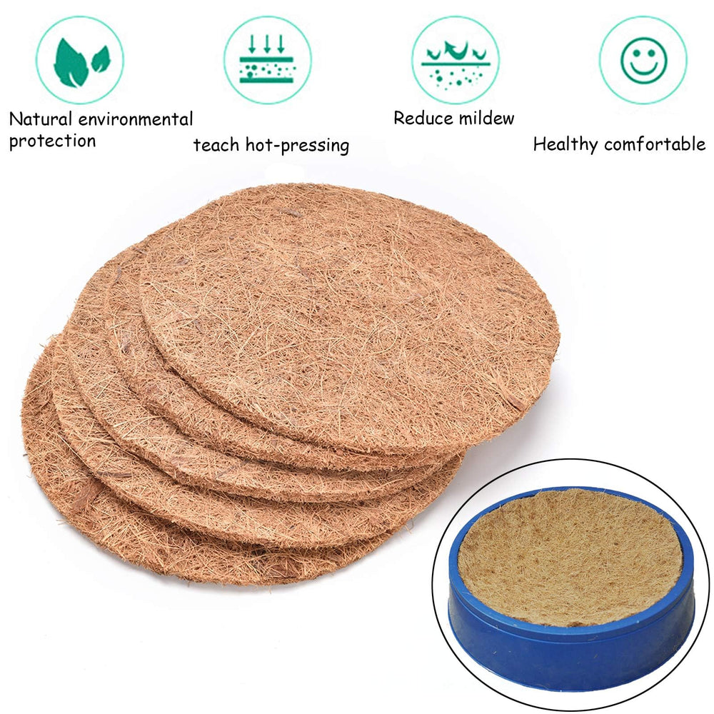 Kathson natural coconut fiber nest mat keeps nesting areas clean and neat.